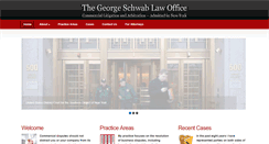 Desktop Screenshot of georgeschwablaw.com